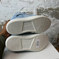 Lanvin Curb White Lace Blue Denim Sneaker Sz 10 (43)