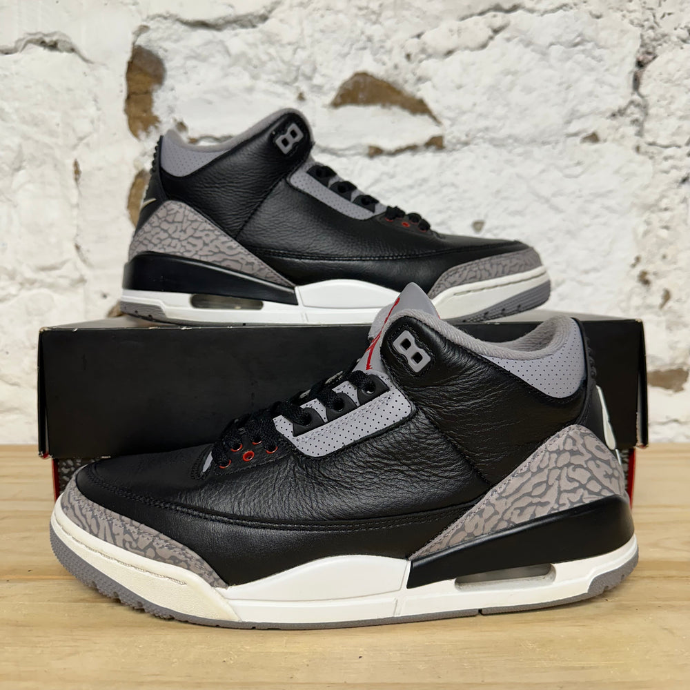 Air Jordan 3 Black Cement (2024) Sz 9.5
