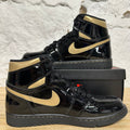 Air Jordan 1 High Black Metallic Gold Sz 9.5