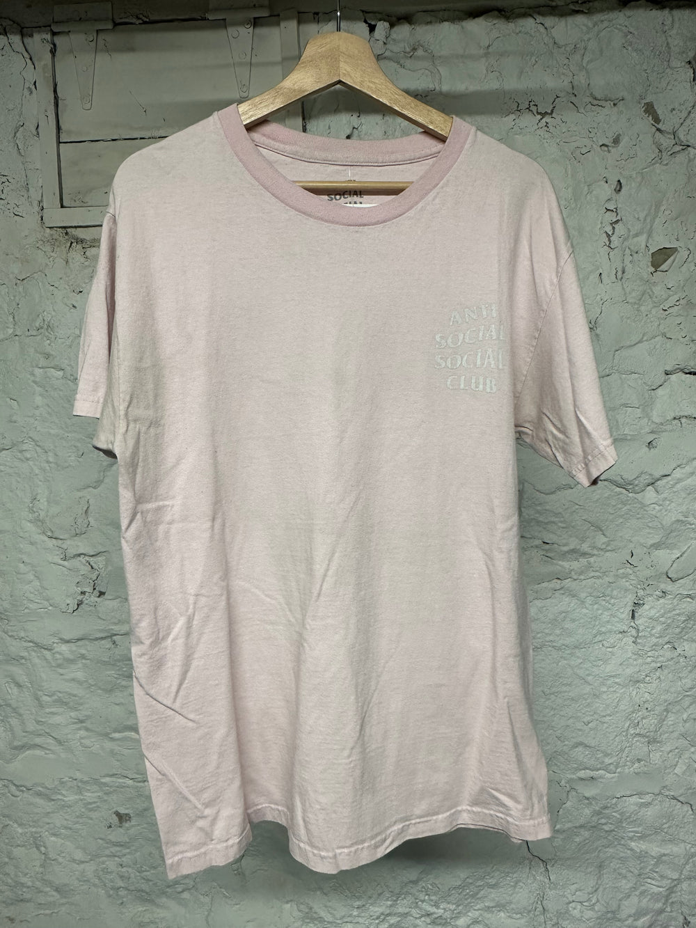 ASSC Playboy Pink Black T-Shirt Sz L