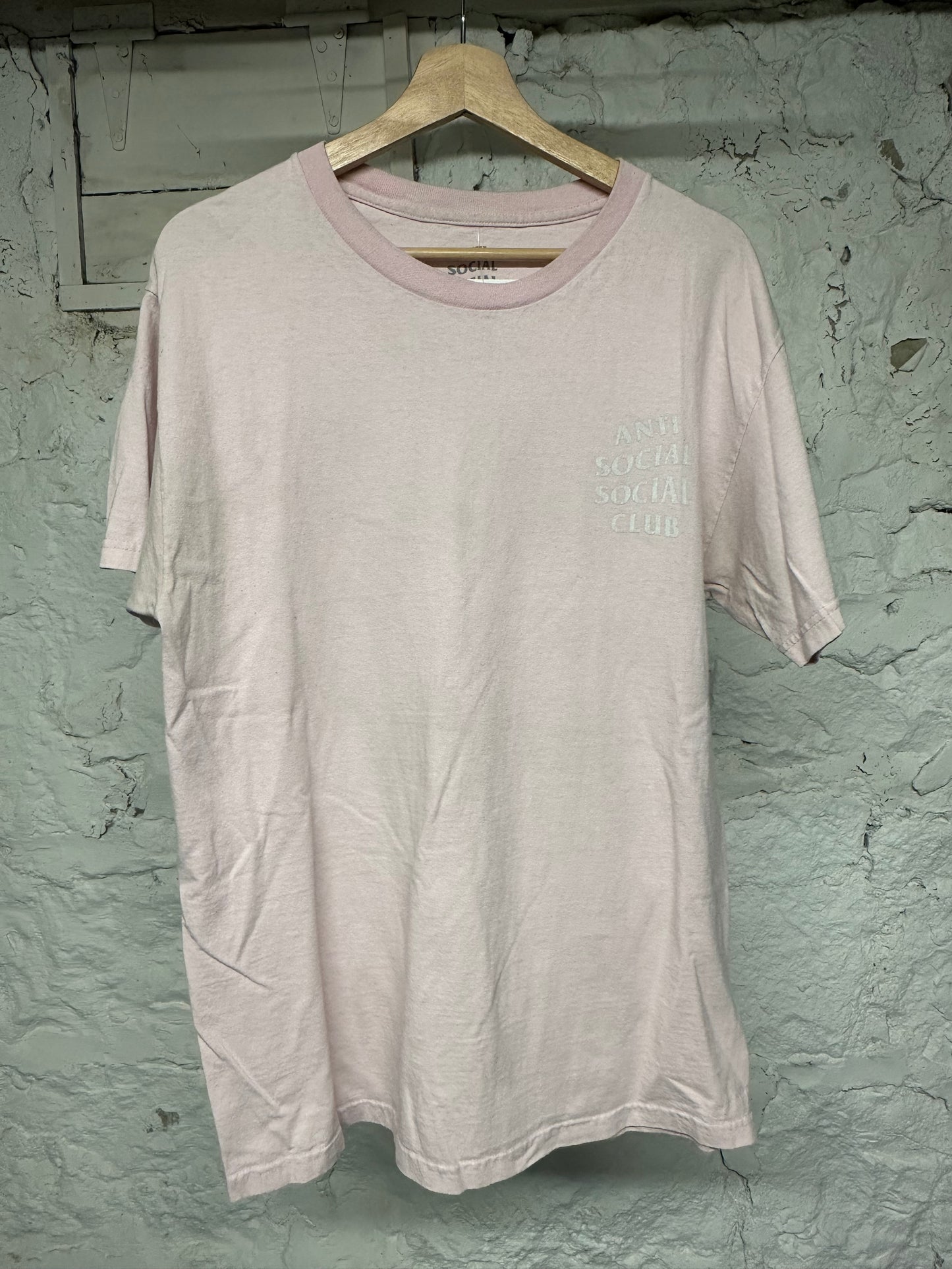 ASSC Playboy Pink Black T-Shirt Sz L