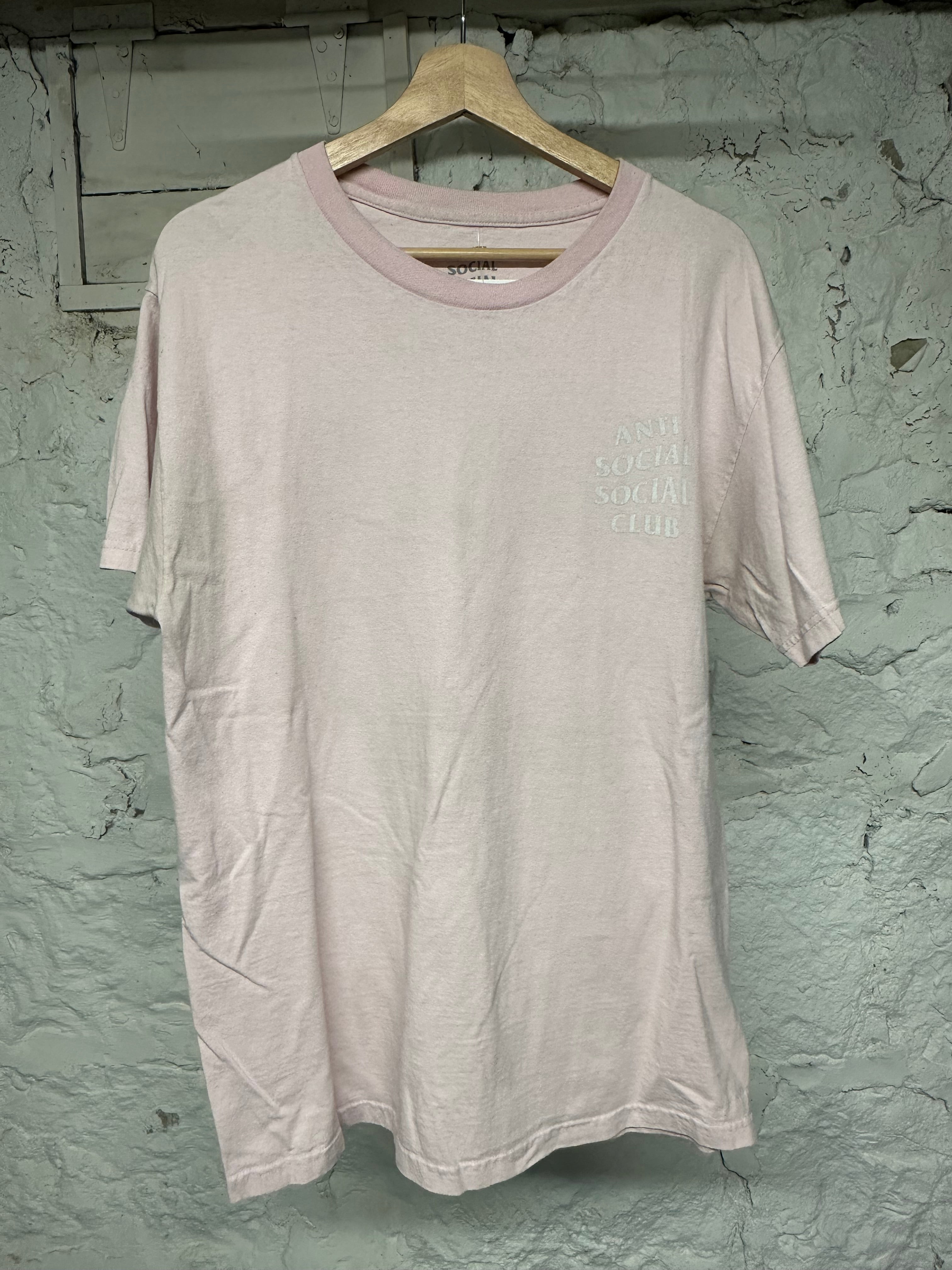 ASSC Playboy Pink Black T-Shirt Sz L