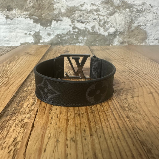 Louis Vuitton Graphite Hockenheim Bracelet Sz 19