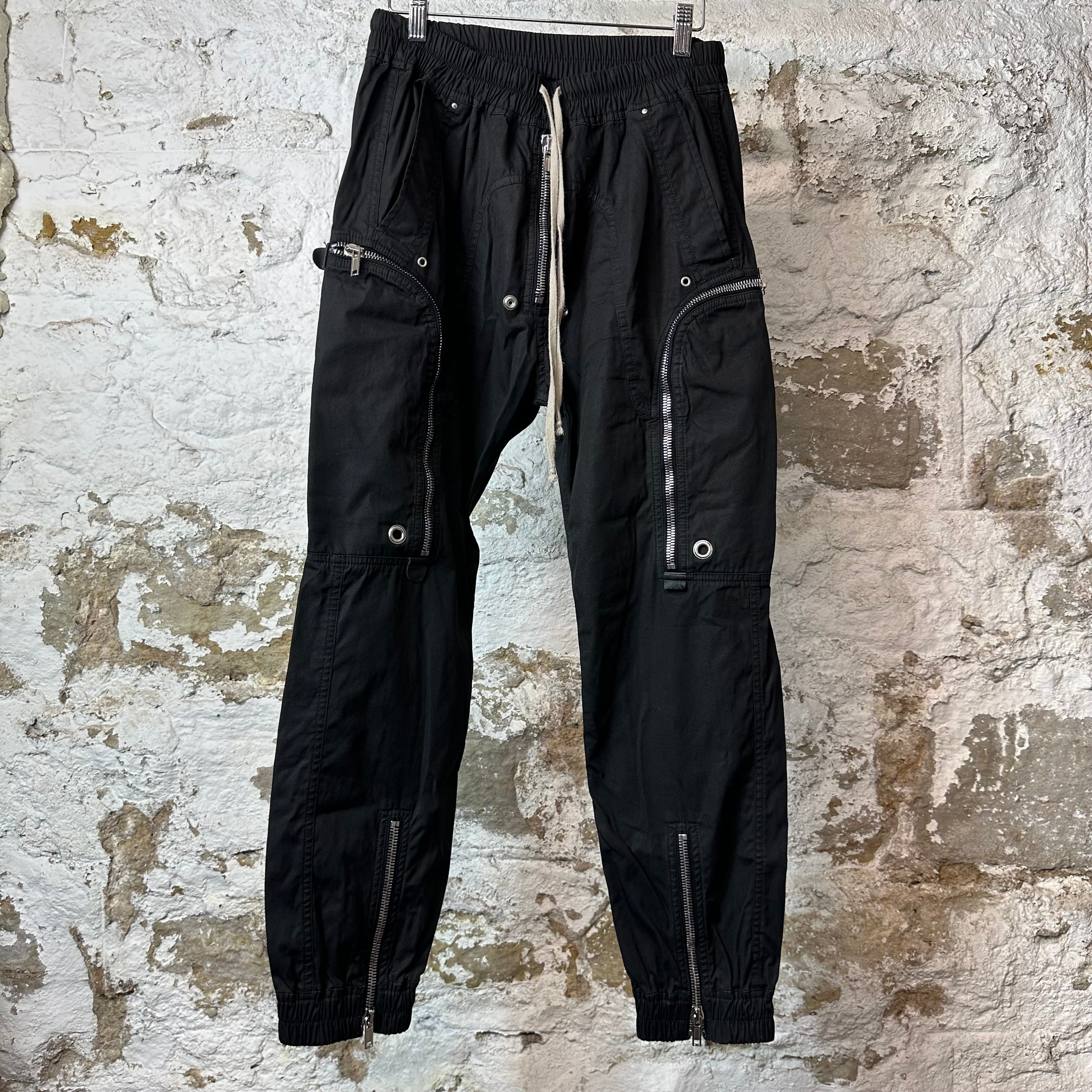 Rick Owens Bauhaus Cargo Pants Black Sz M