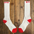 Chrome Hearts FU Red White Socks DS