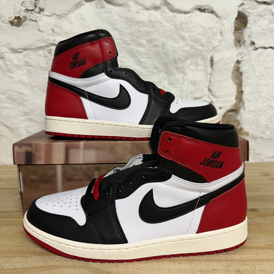 Air Jordan 1 High Black Toe Reimagined Sz 10 DS