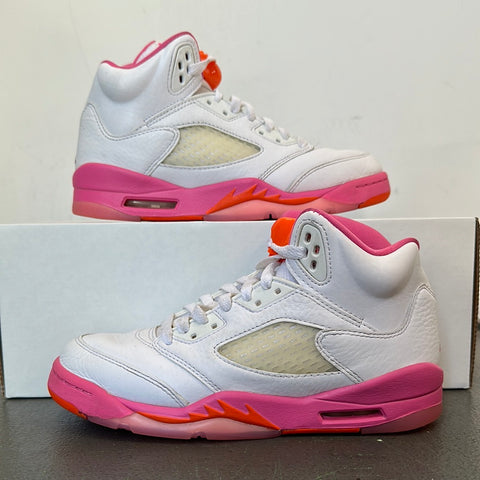 Air Jordan 5 WNBA Pinkslice Orange Sz 5Y