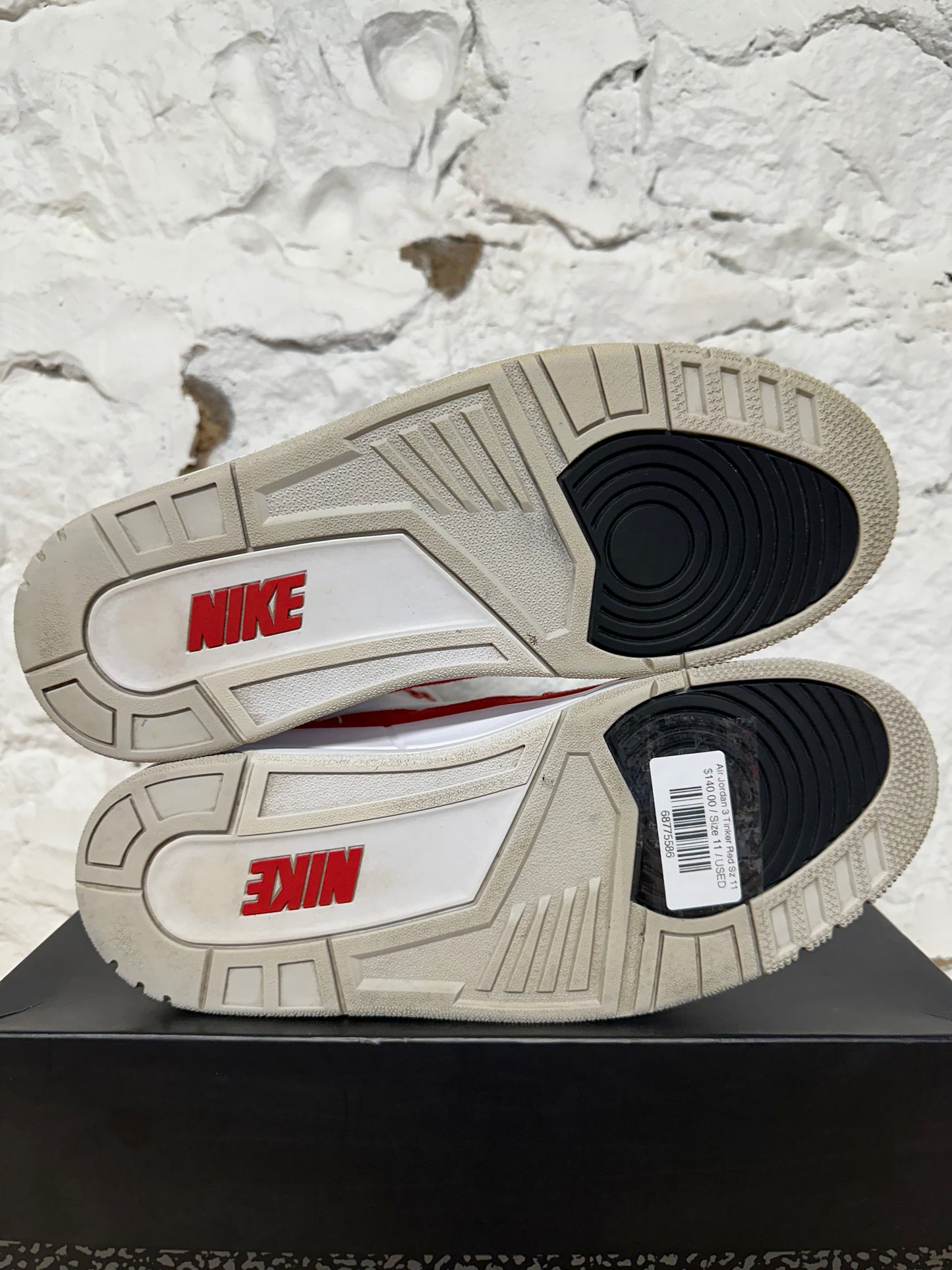 Air Jordan 3 Tinker Red Sz 11