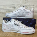 Reebok Club C 85 Bape White Contrast Stitch Sz 11 DS