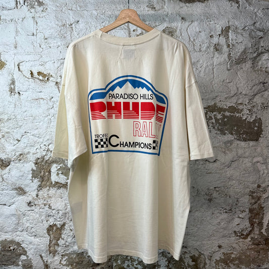 Rhude Paradiso Hills T-shirt Cream Sz XXL