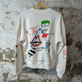 Chrome Hearts Matty Boy Retro Cycle White Crewneck Sz S