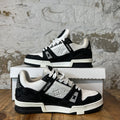 Louis Vuitton Black White Trainer Sneaker Sz 8 (6.5LV)