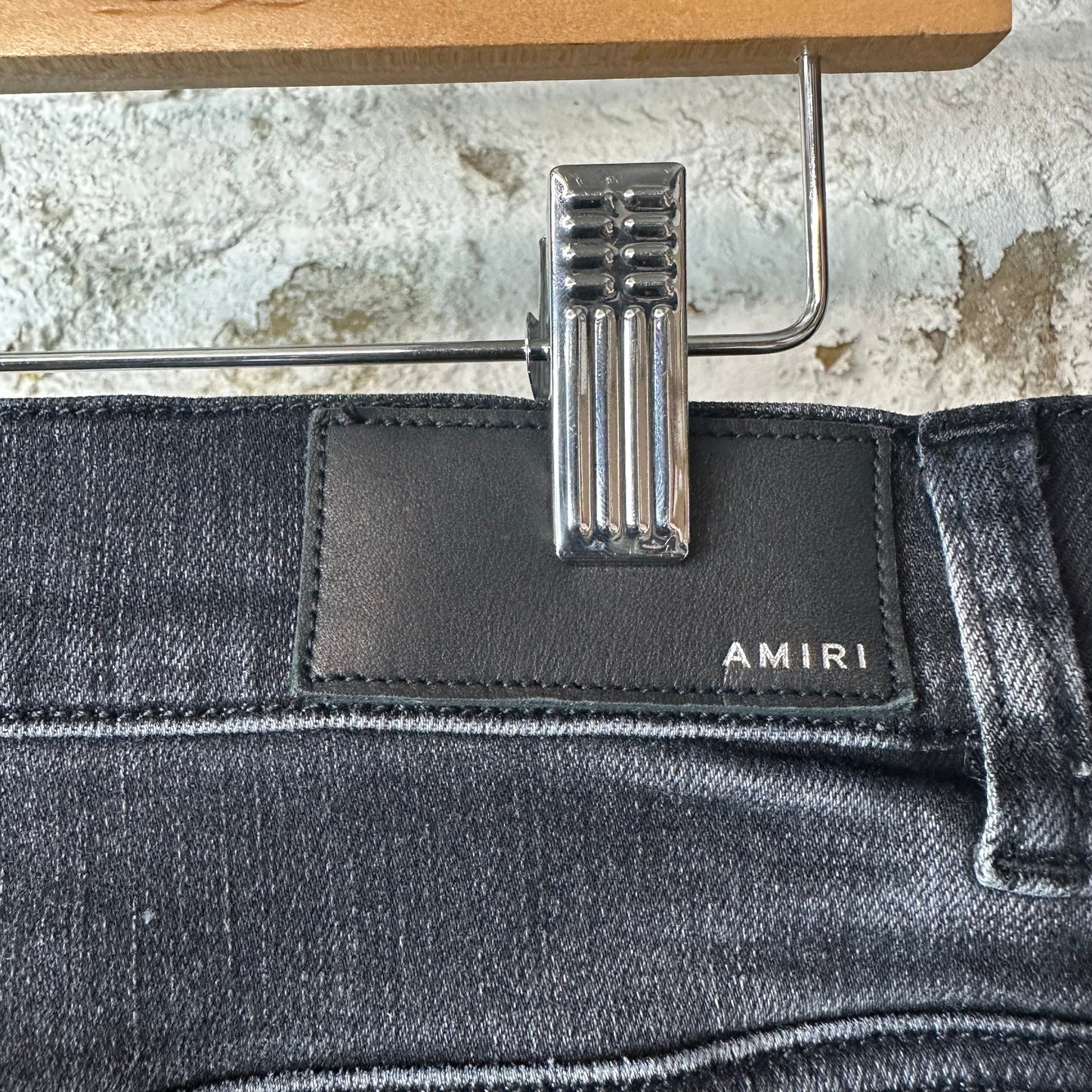 Amiri MA Drip Black Denim Jeans Sz 32