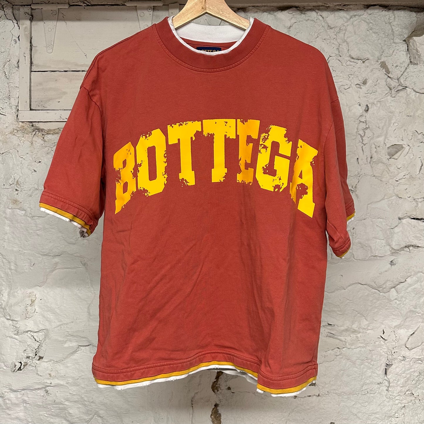 Bottega Desires Not War Triple T-Shirt Sz M