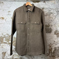 Rick Owens Strobe Dust Button Up Outershirt Sz M (48)
