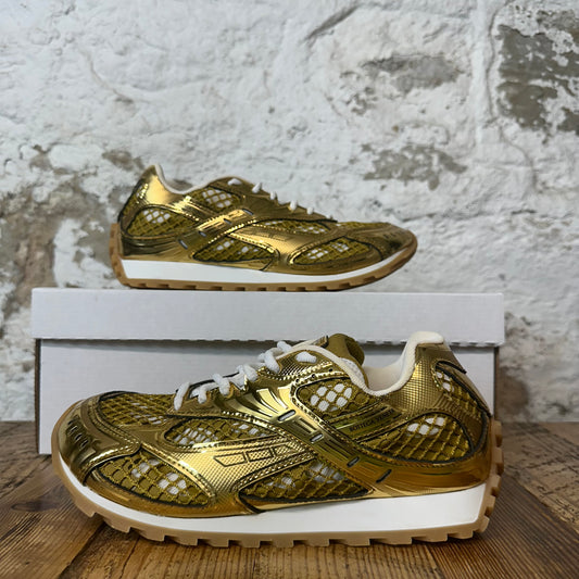 Bottega Veneta Gold Orbit Sneaker Sz 6 (38)