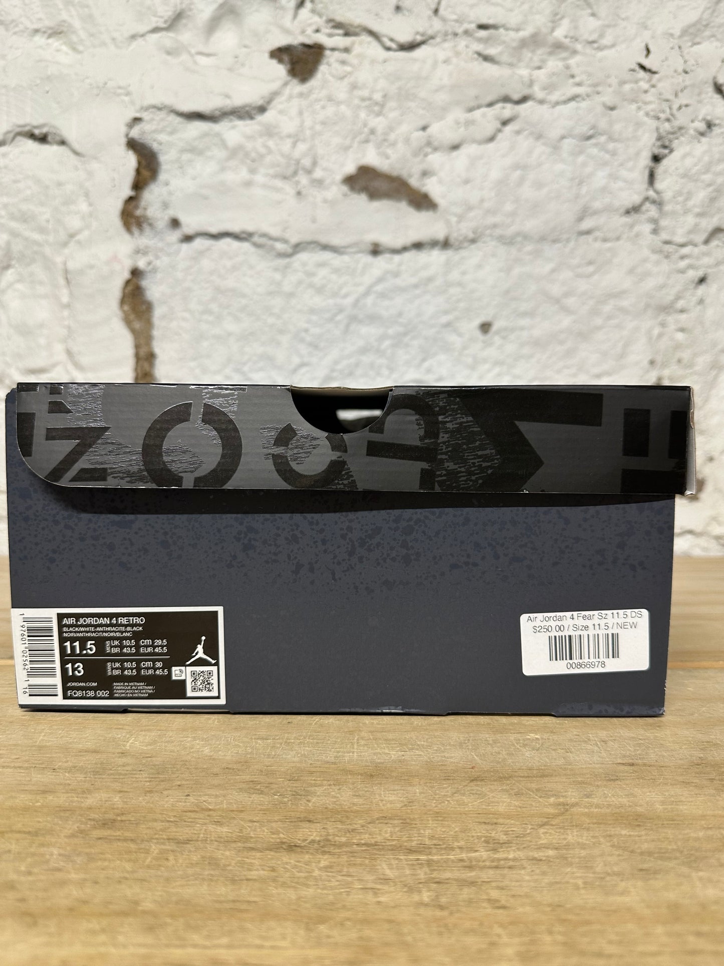 Air Jordan 4 Fear Sz 11.5 DS