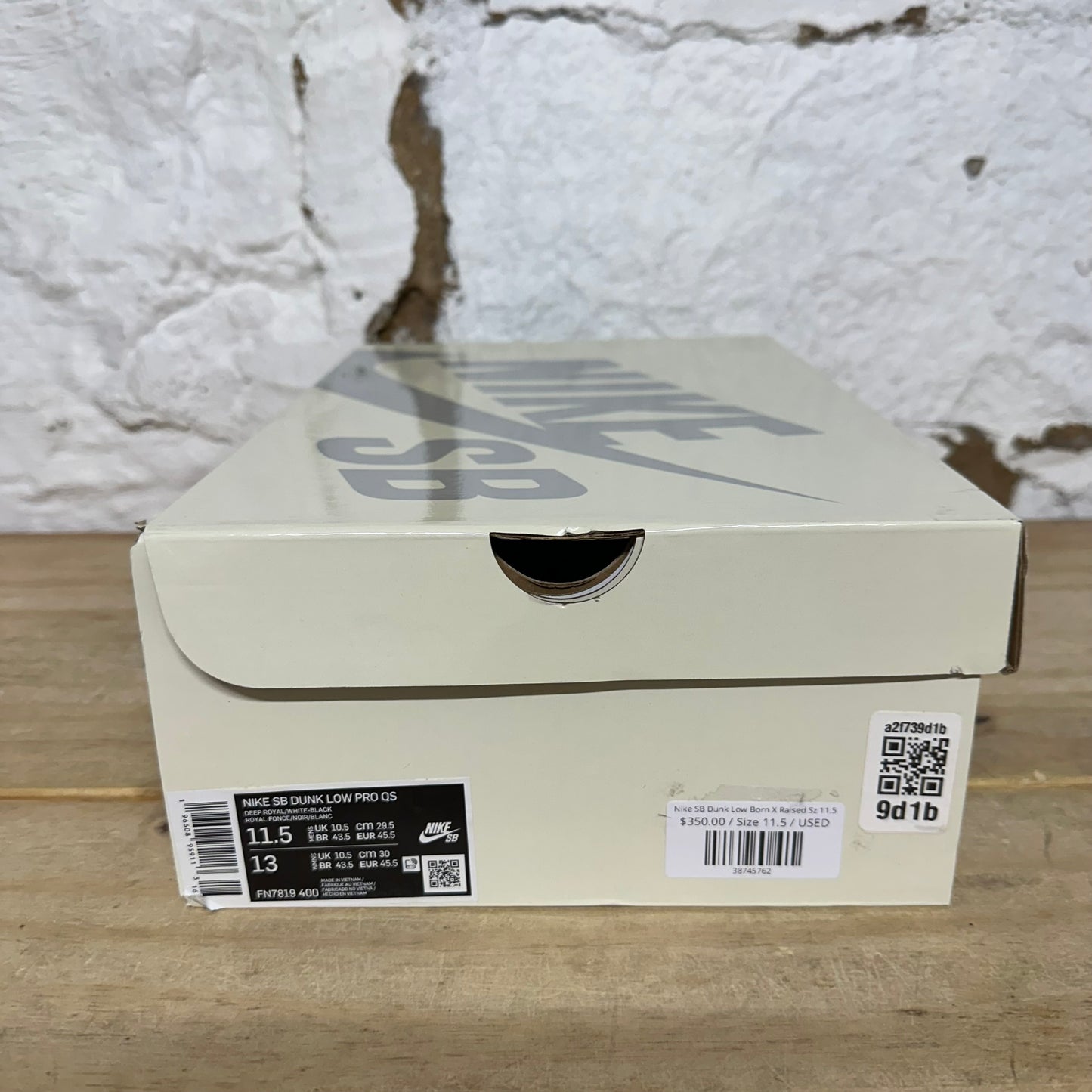 Nike SB Dunk Low Born X Raised One Block At A Time Sz 11.5