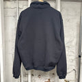 Stussy 1/4 Zip Black Embroidered Logo Sz L