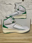 Air Jordan 2 Lucky Green Sz 7Y