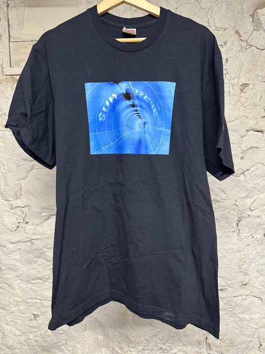 Supreme Blue Tunnel Black T-Shirt Sz L