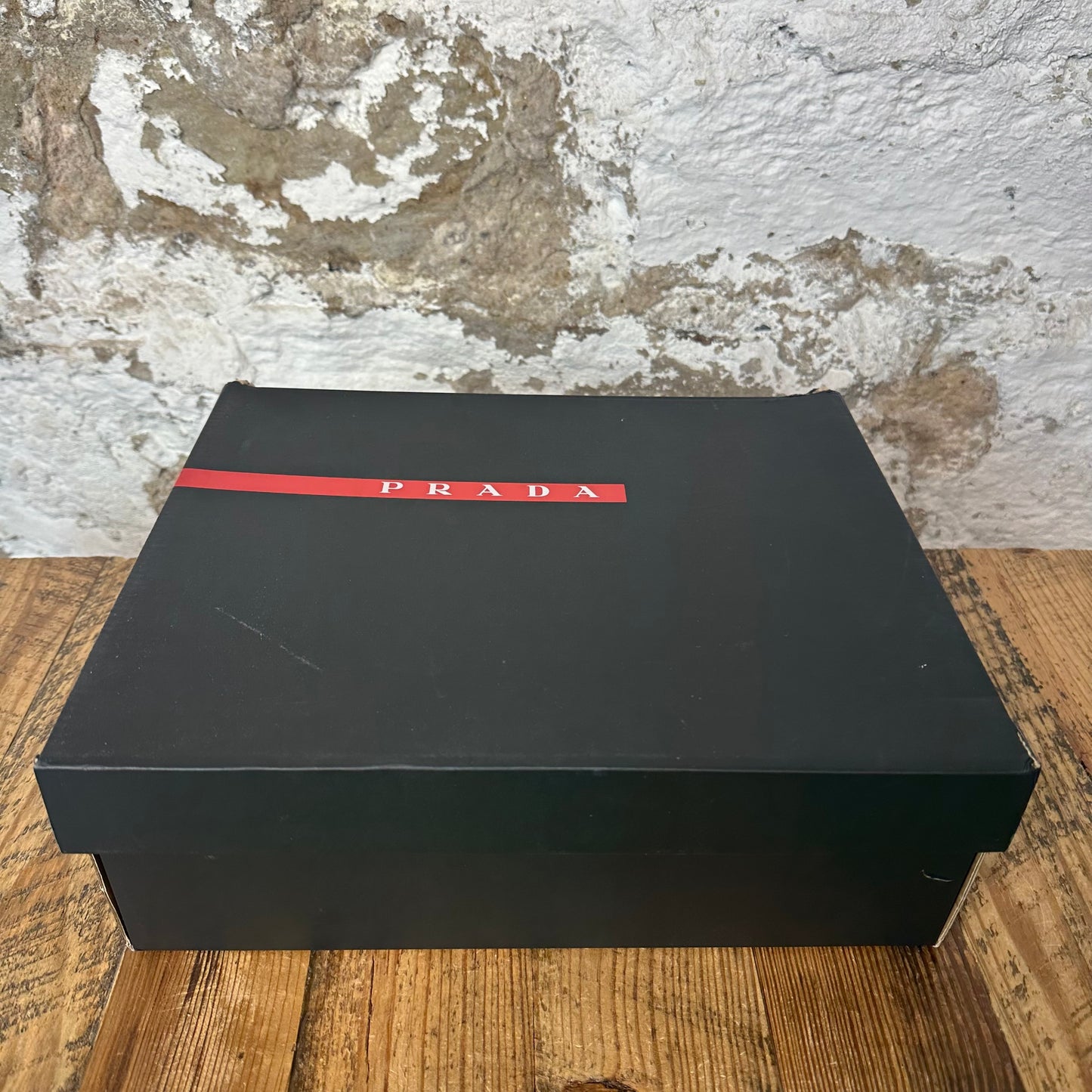 Prada Americas Cup White Patent Grey White Sneaker Sz 6 (38.5)