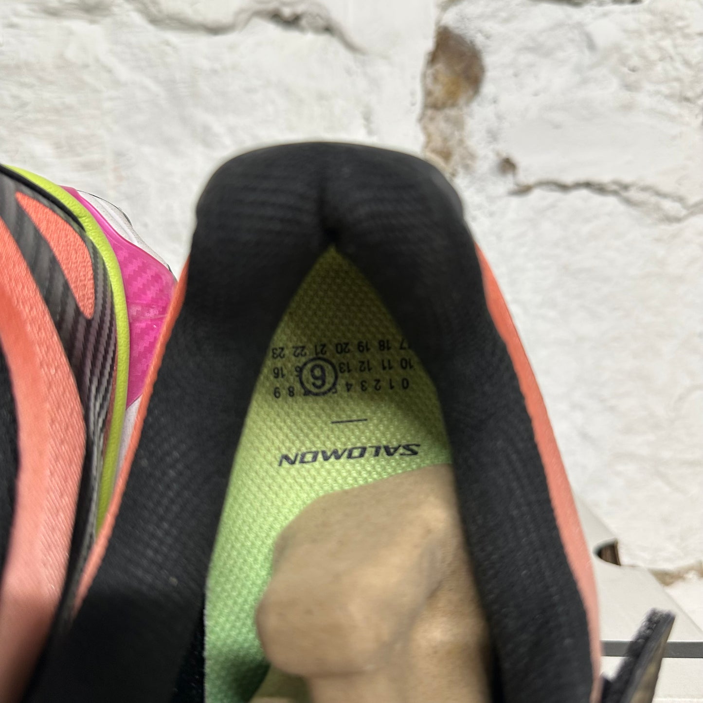 Salomon Margiela Mary Jane Ginger Electric Green Sz 7