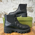 Gucci Nappa Matelasse Frances Chelsea Boot Sz 5 (37)