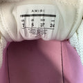 Amiri Pink Skeleton White Cream Sneaker Sz 5 (37)