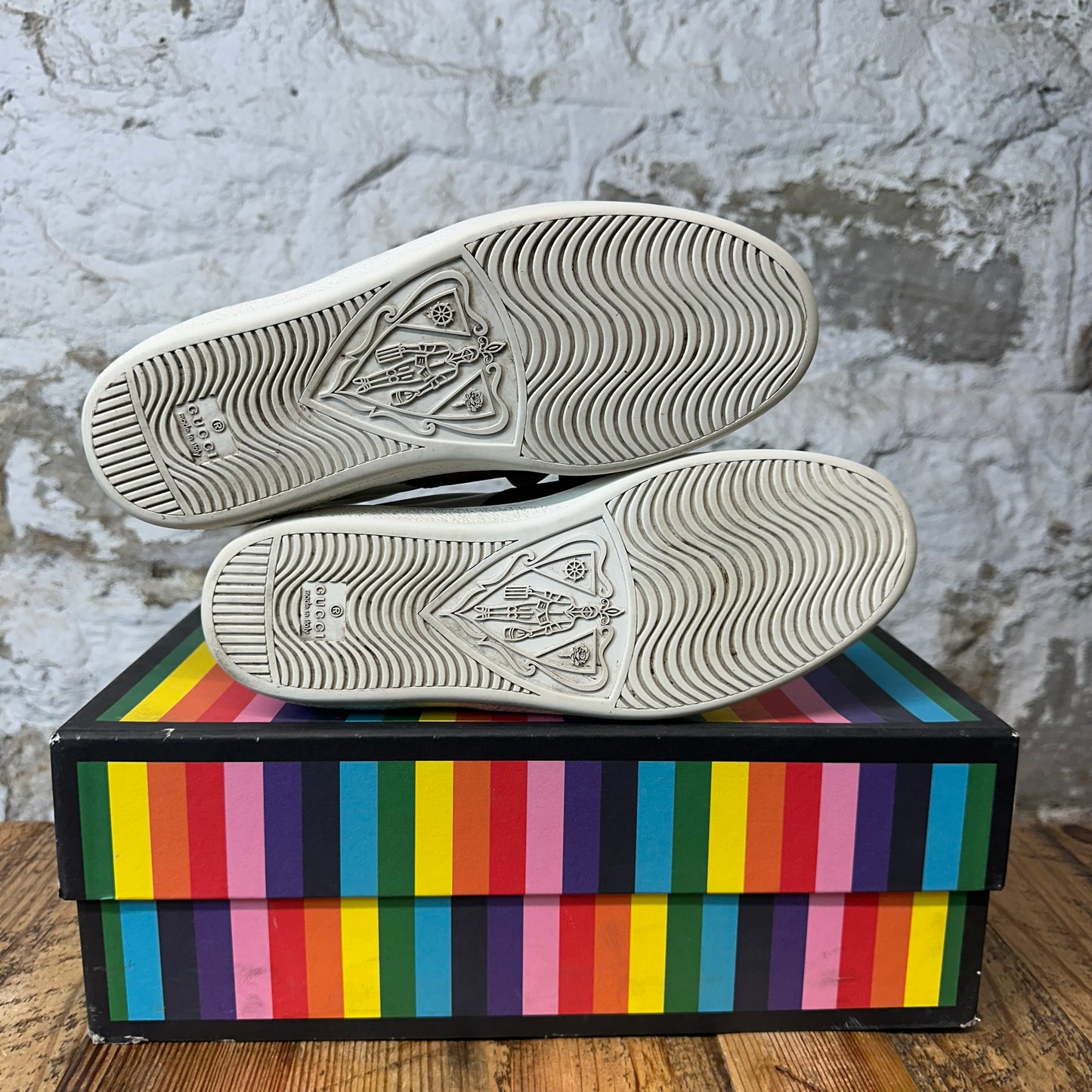 Gucci Blind For Love White Ace Sneaker Sz 7