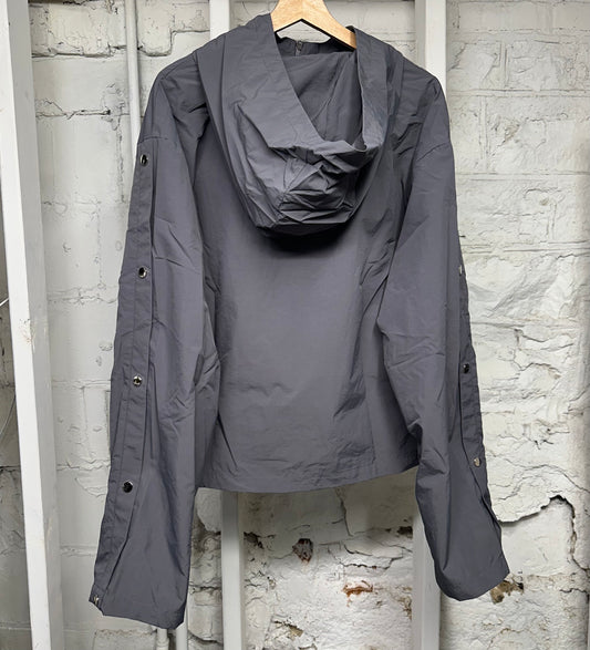 Saint Vanity Grey Zip Up Jacket Sz L