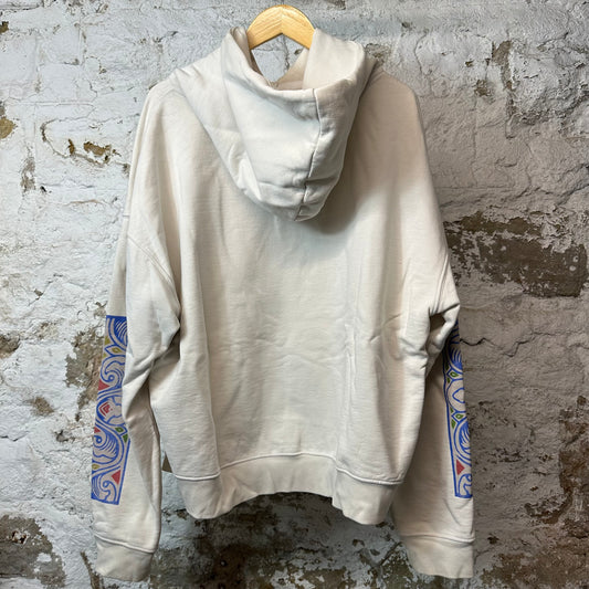 Rhude Hotel Rhu Hoodie Cream Sz XXL