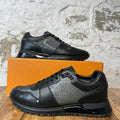 Louis Vuitton Grey 3M Monogram Black Runaway Sneaker Sz 10 (8.5LV)