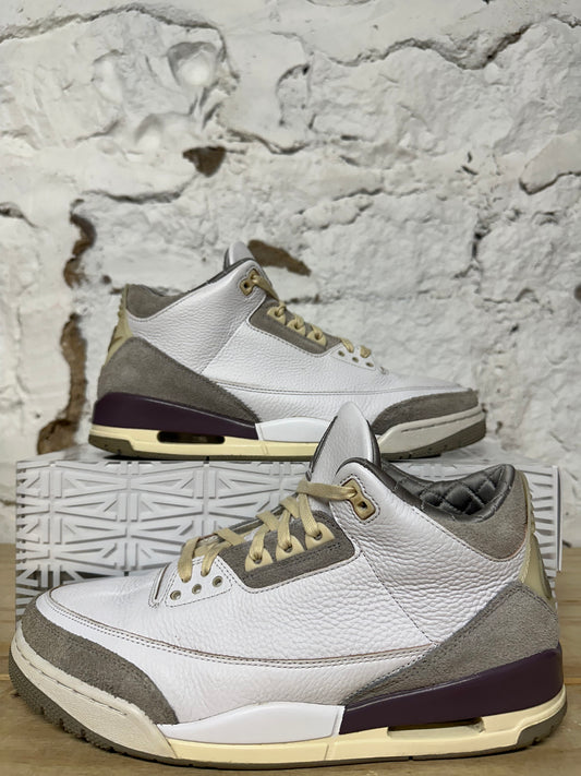 Air Jordan 3 A Ma Maniere White Sz 11 (12.5W)