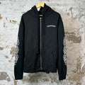 Chrome Hearts Eyechart Zip Up Hoodie Black Sz L