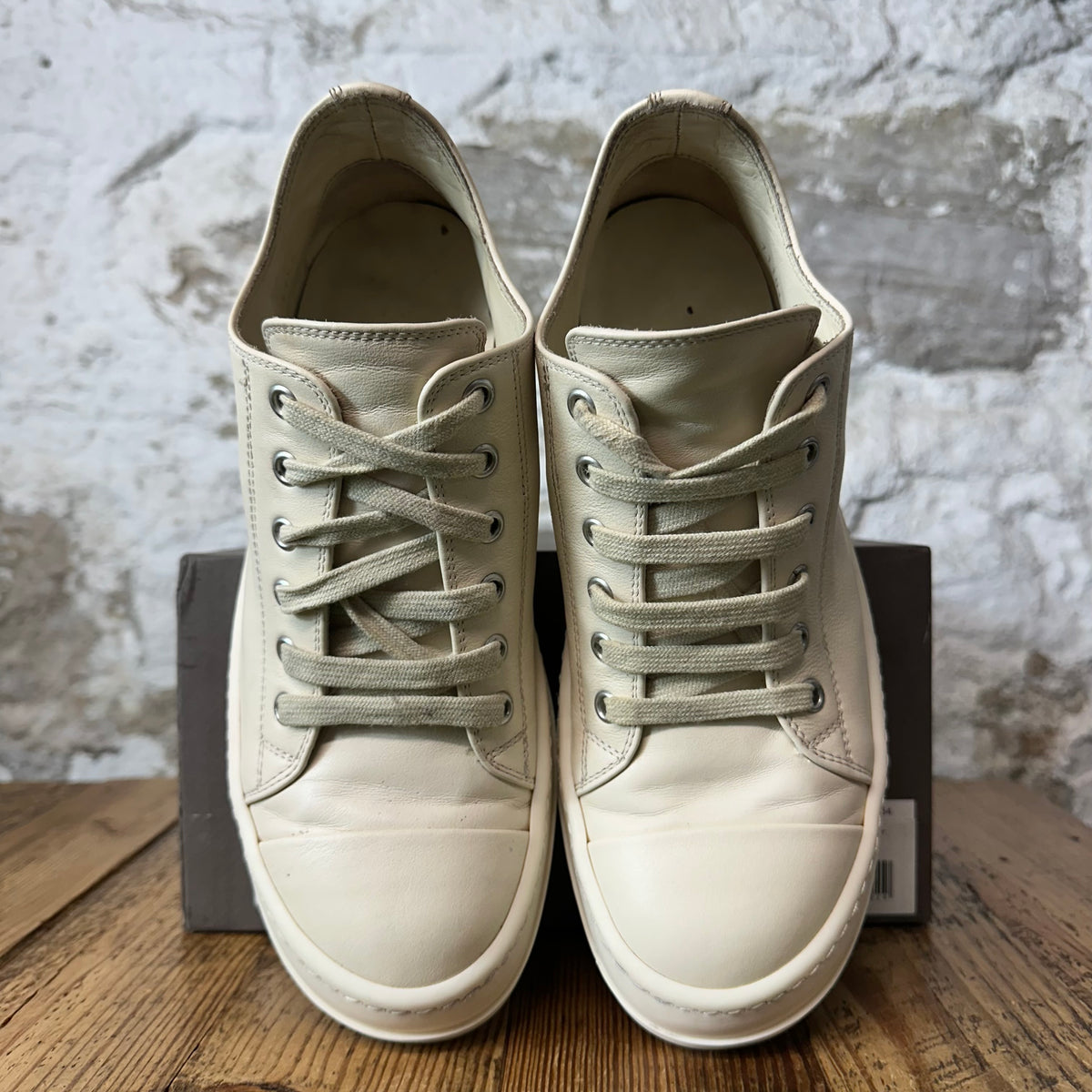 Rick Owens Triple Milk Sneaker Sz 5.5 (37.5)