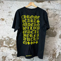 Chrome Hearts Yellow Horseshoe Black T-Shirt Sz L