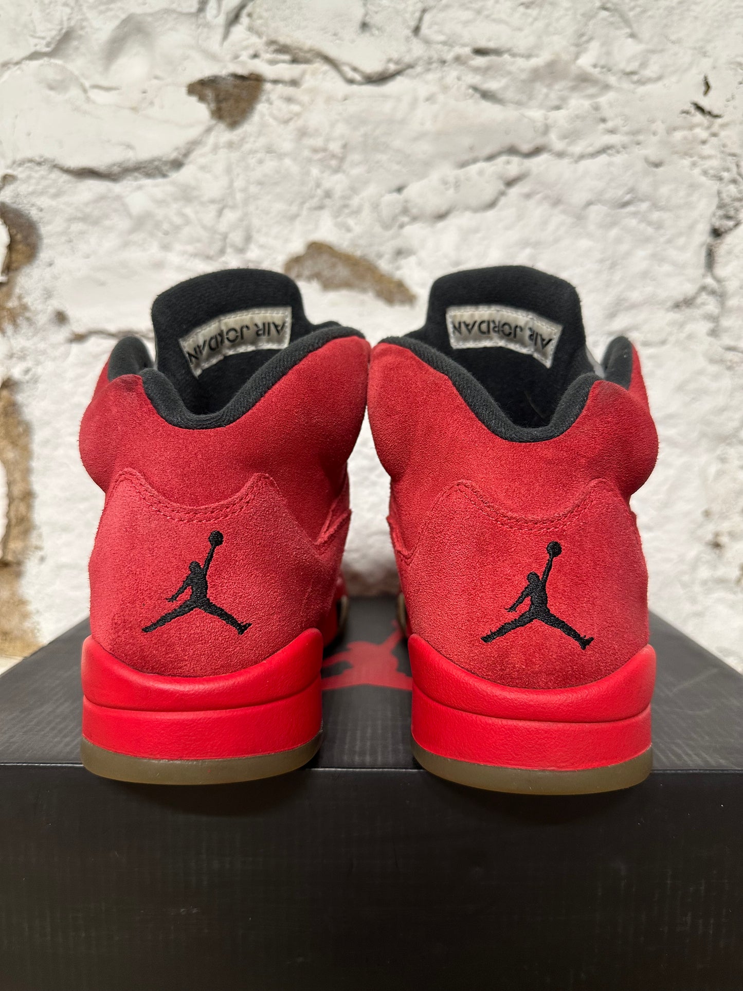 Air Jordan 5 Red Suede Sz 8
