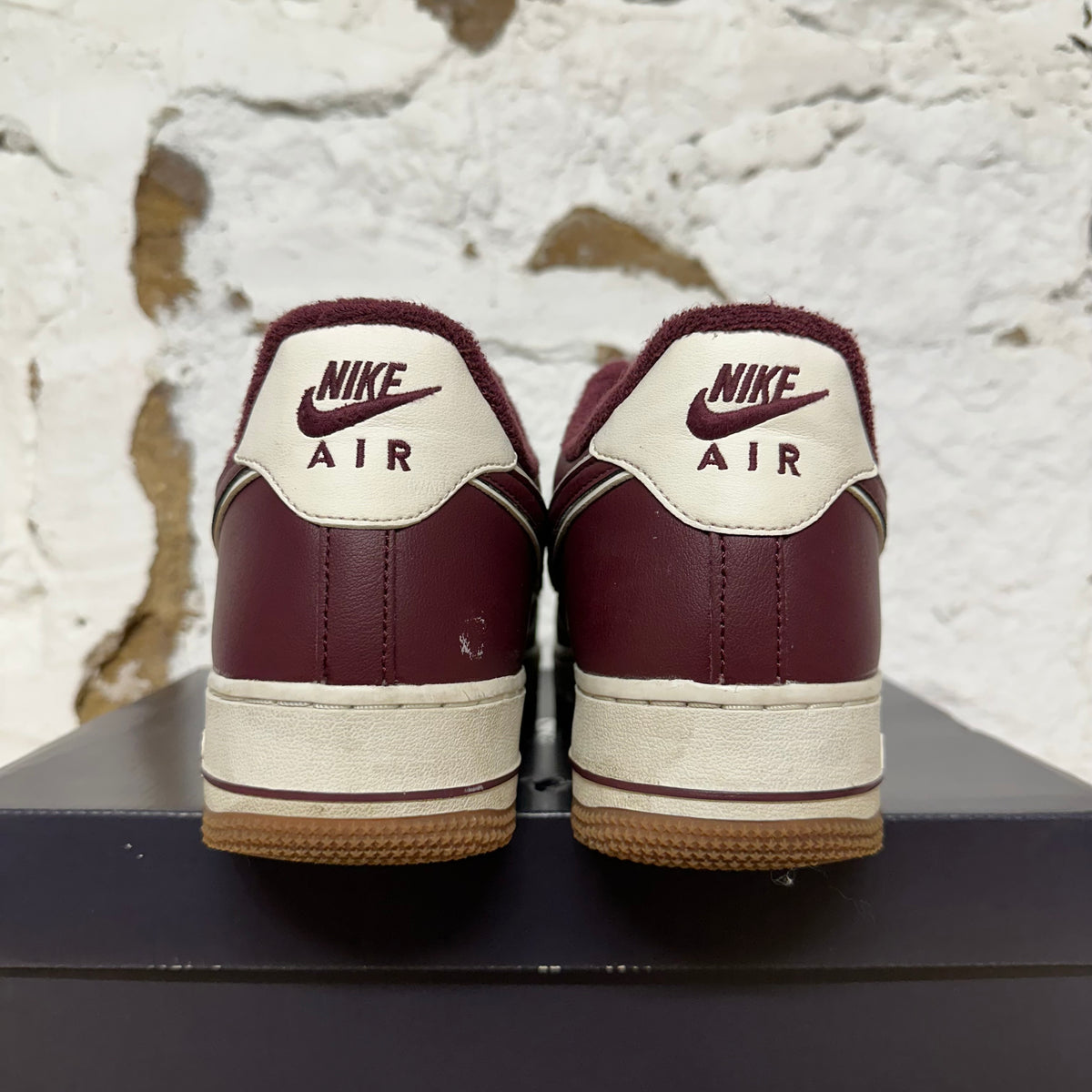 Nike Air Force 1 Low College Pack Night Maroon Sz 10