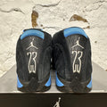 Air Jordam 14 Black University Blue Sz 11