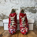 Maison Margiela Replica Paint Splatter Red Leather Sneaker Sz 5.5 (37.5)