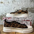 Dolce Gabbana Cheetah Print Gommato White Sneaker Sz 10 (43)