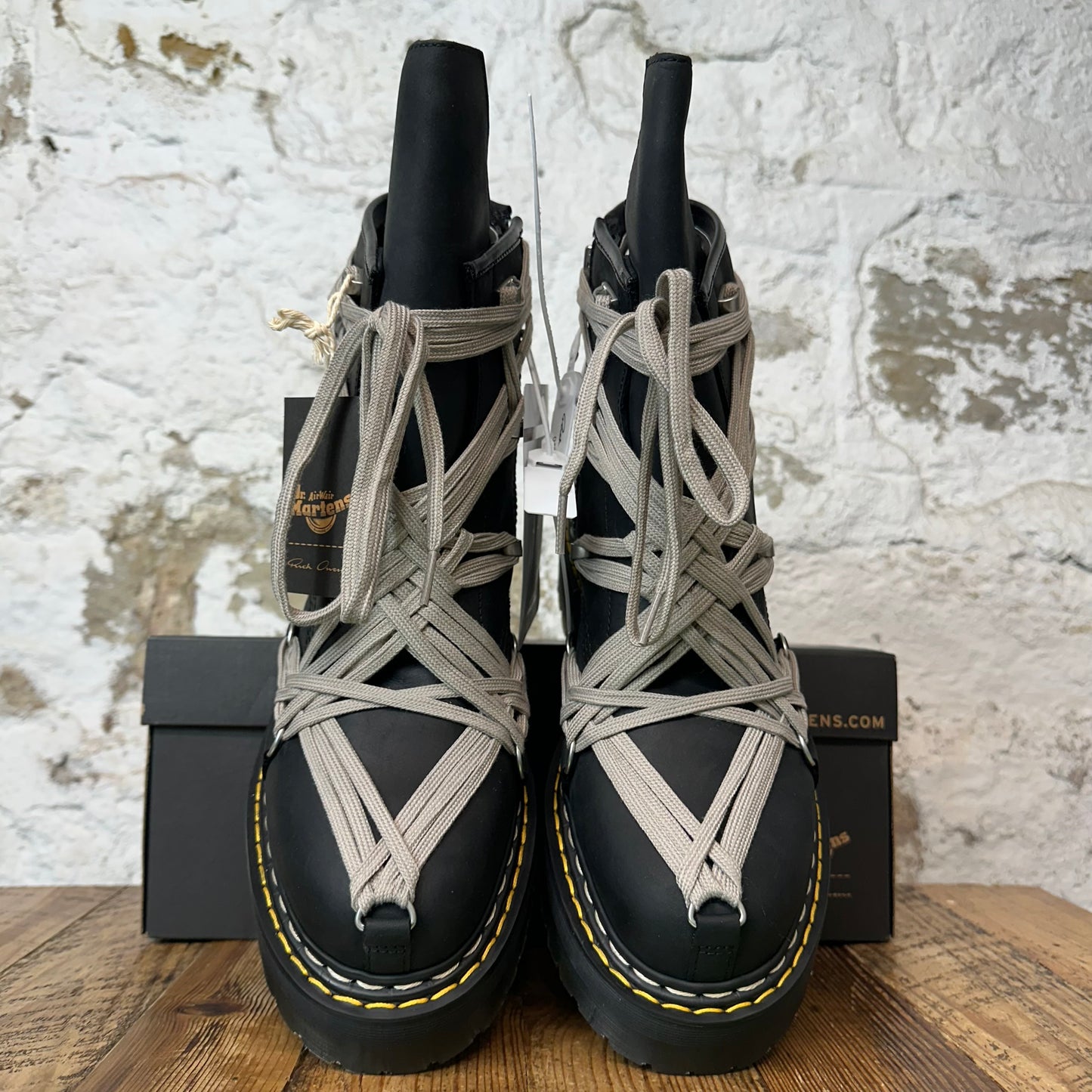 Rick Owens Dr Martens 1460 Megalace Boot Sneaker Sz 12 DS