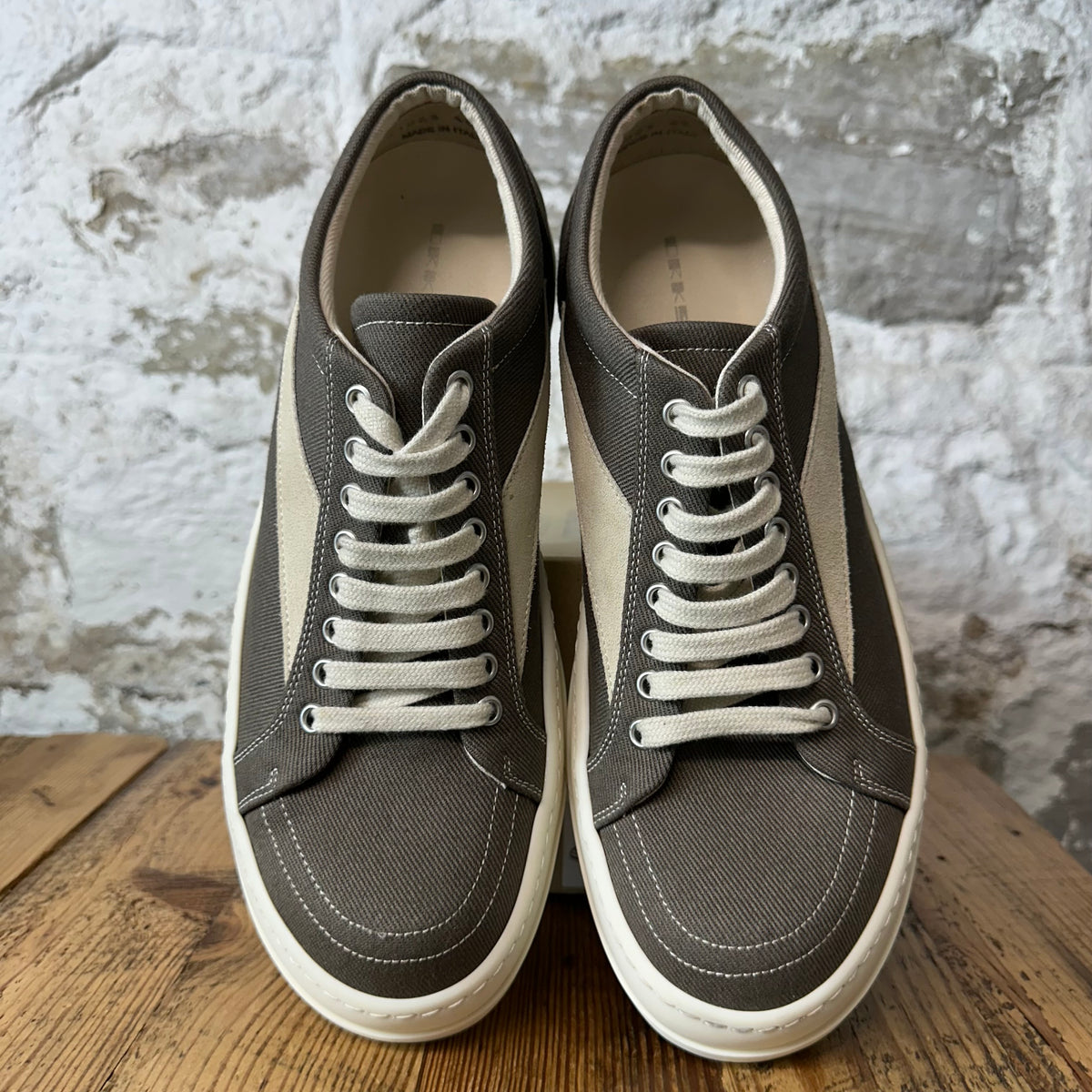 Rick Owens Vintage Dust Milk Sneaker Sz 10 (43)