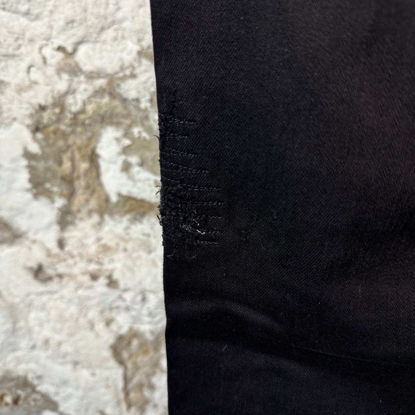 Amiri MX1 Black Blue Patch Black Denim Jeans Sz 38