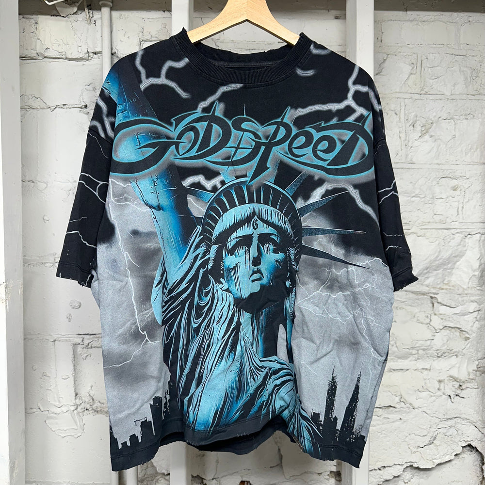 Godspeed Liberty Black T-Shirt Sz M