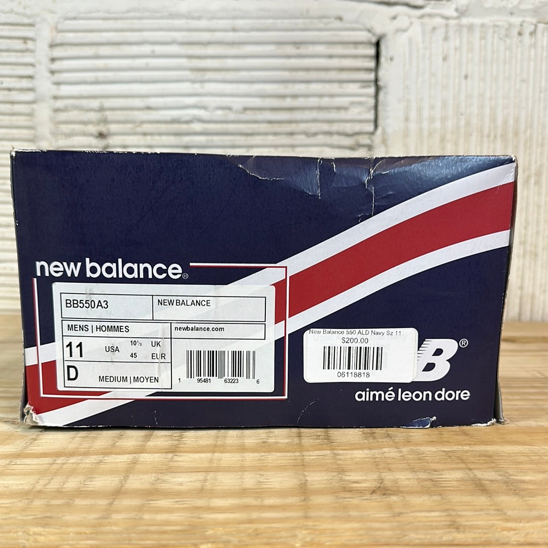 New Balance 550 Aime Leon Dore White Navy Red Sz 11