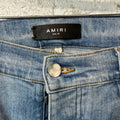 Amiri MX1 Denim Spell Blue Denim Jeans Sz 38