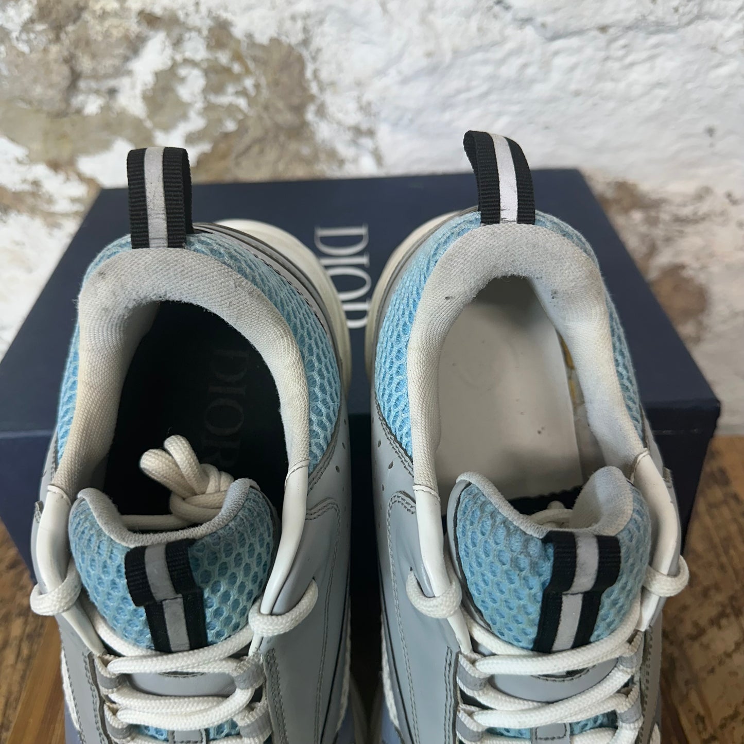 Dior B22 Grey Blue White Sneaker Sz 11 (44)