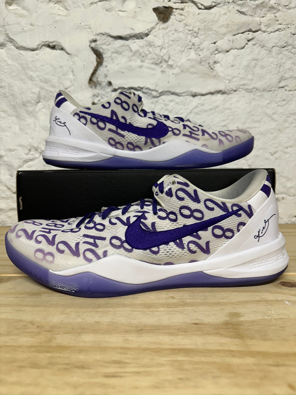 Nike Kobe 8 Court Purple Sz 14